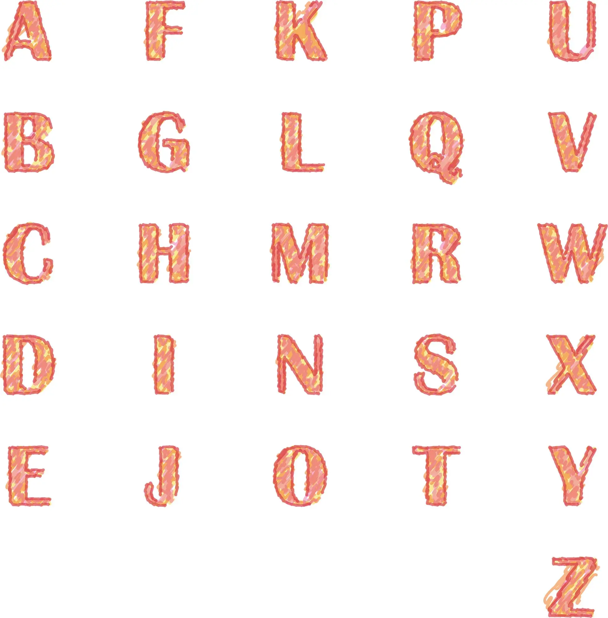 handmade-vertical-alphabet