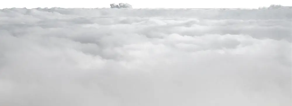 above the clouds