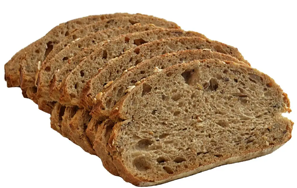 wheat bread slices