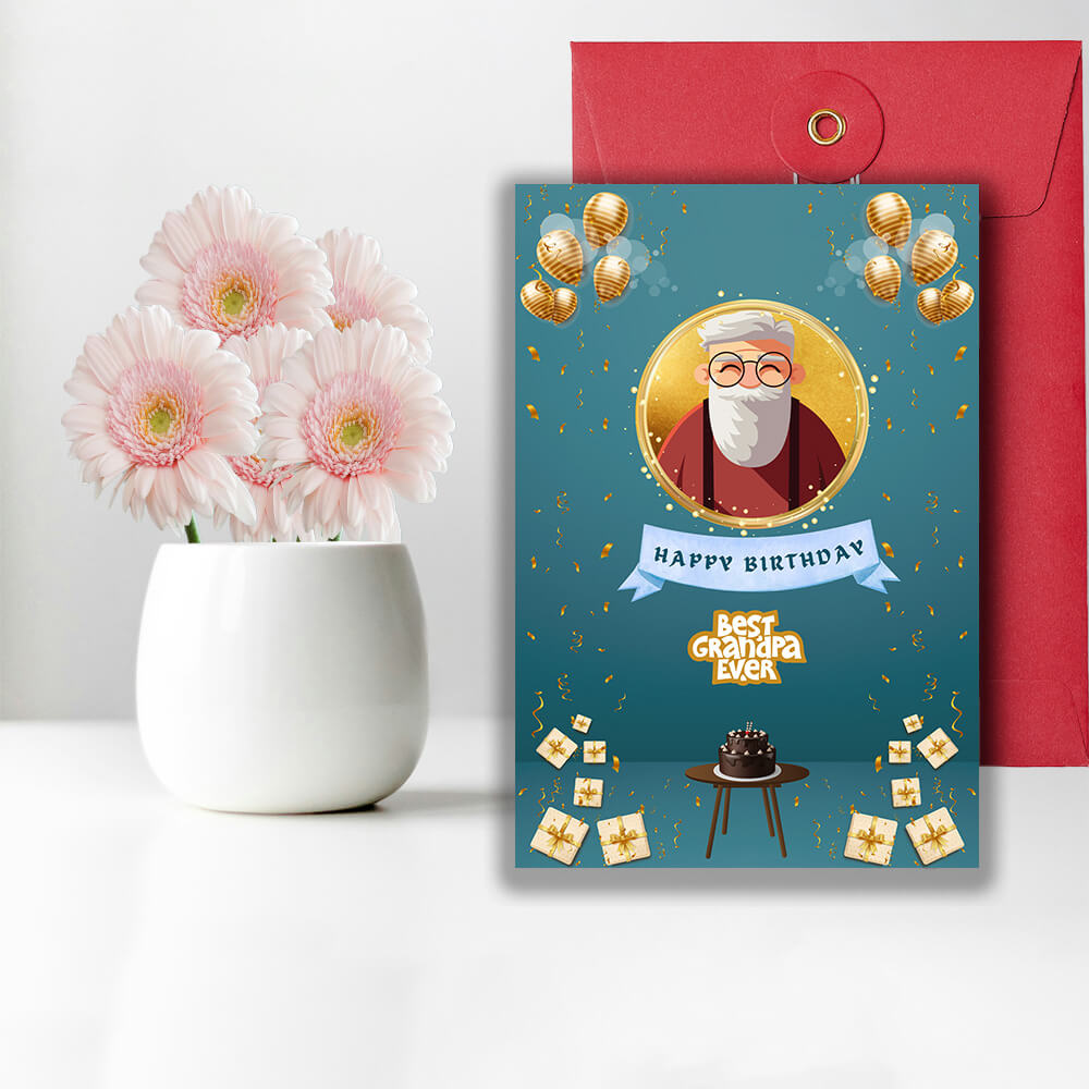 Golden Theme Card