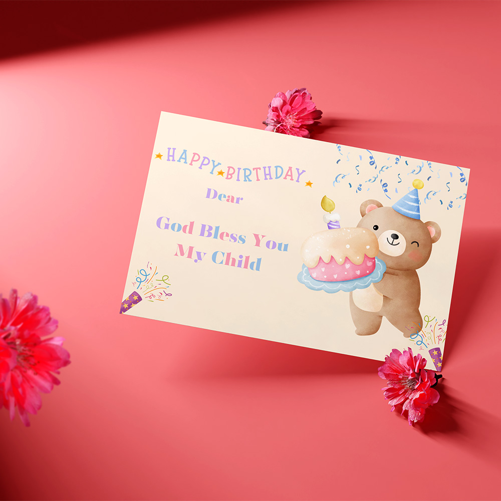 Bear Birthday Card