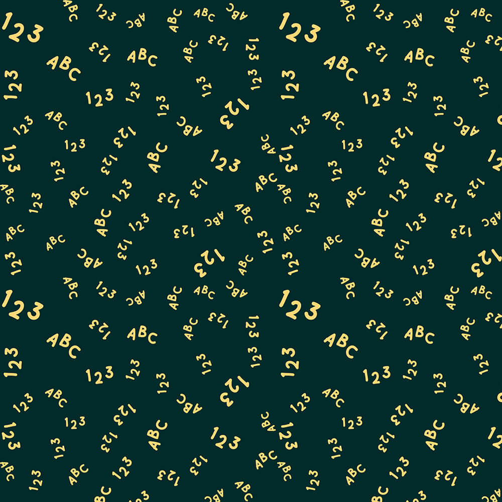 Playful abc and 123 letters forming an abc 123 seamless pattern illustration designed for kids' creative backgrounds.